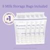 imageLansinoh Breastmilk Storage Container with QuickFreeze Tray Stores up to 10 Breast Milk Bags Made Without BPABPS Freeze Bags Vertically and Horizontally Includes 5 Milk Bags