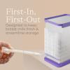 imageLansinoh Breastmilk Storage Container with QuickFreeze Tray Stores up to 10 Breast Milk Bags Made Without BPABPS Freeze Bags Vertically and Horizontally Includes 5 Milk Bags