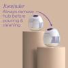 imageLansinoh Discreet Duo Wearable Breast Pump Hands Free Breast Pump 4 Pumping Modes 9 Levels Hospital Strength Suction LED Display LeakResistant Design 2 Breast Flange Sizes Included 24mm ampamp 21mmDiscreetDuo Wearable Pump