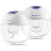 imageLansinoh Discreet Duo Wearable Breast Pump Hands Free Breast Pump 4 Pumping Modes 9 Levels Hospital Strength Suction LED Display LeakResistant Design 2 Breast Flange Sizes Included 24mm ampamp 21mmDiscreetDuo Wearable Pump
