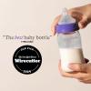imageLansinoh AntiColic Glass Baby Bottles 5 Ounces 4 Count Bottles for Feeding Baby Essentials Includes 4 Slow Flow Nipples Size S5 Ounce 4 Pack