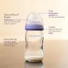 imageLansinoh AntiColic Glass Baby Bottles 5 Ounces 4 Count Bottles for Feeding Baby Essentials Includes 4 Slow Flow Nipples Size S5 Ounce 4 Pack