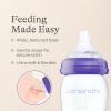 imageLansinoh AntiColic Glass Baby Bottles 5 Ounces 4 Count Bottles for Feeding Baby Essentials Includes 4 Slow Flow Nipples Size S8 Ounce 4 Pack