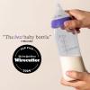 imageLansinoh AntiColic Glass Baby Bottles 5 Ounces 4 Count Bottles for Feeding Baby Essentials Includes 4 Slow Flow Nipples Size S8 Ounce 4 Pack