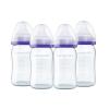 imageLansinoh AntiColic Glass Baby Bottles 5 Ounces 4 Count Bottles for Feeding Baby Essentials Includes 4 Slow Flow Nipples Size S5 Ounce 4 Pack