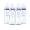imageLansinoh AntiColic Glass Baby Bottles 5 Ounces 4 Count Bottles for Feeding Baby Essentials Includes 4 Slow Flow Nipples Size S8 Ounce 4 Pack