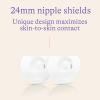 imageLansinoh Contact Nipple Shields for Breastfeeding 2 Nipple Shields 24mm ampamp Case  Lanolin Nipple Cream Safe for Baby 100 Natural Nipple Butter for Mom Breastfeeding Essentials 141 OzNipple Shields 24mm  Lanolin 40 Gram